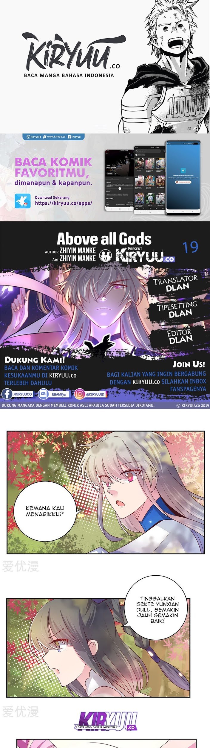 Komik Above All Gods Chapter 19 gambar 1