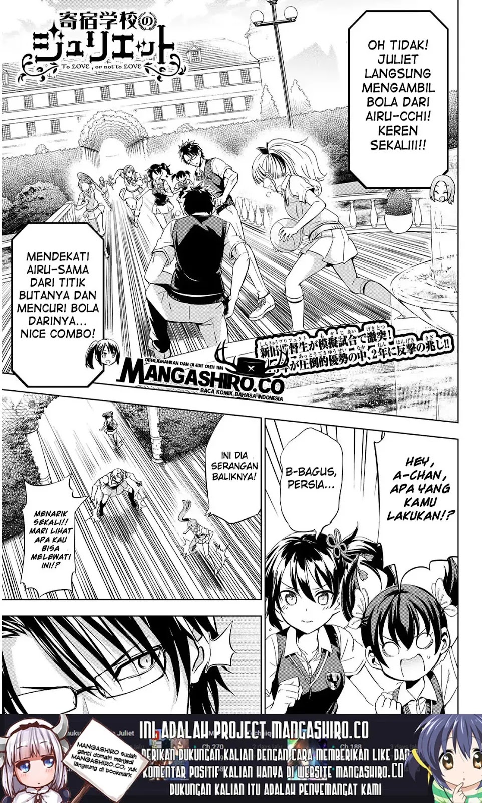 Manga Kishuku Gakkou no Juliet Chapter 95 gambar 2
