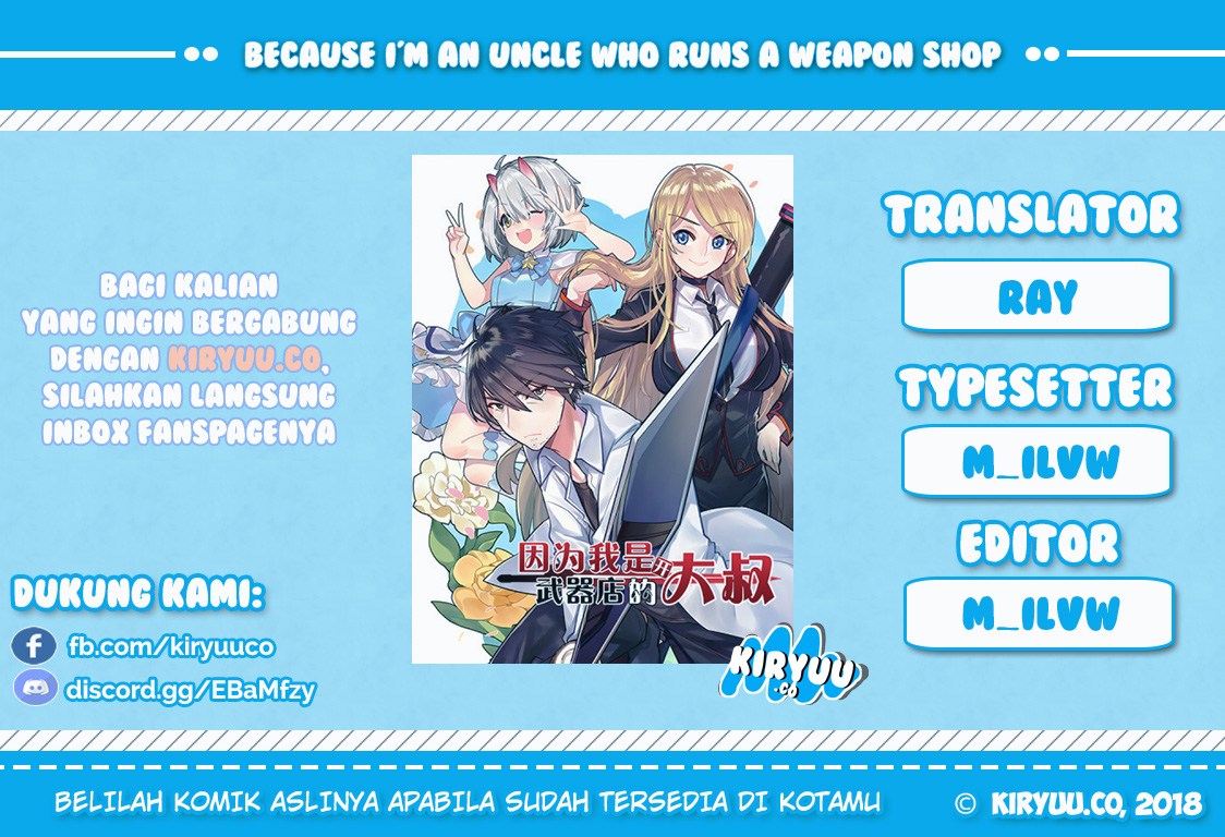 Komik Because Im An Uncle who Runs A Weapon Shop Chapter 02.2 gambar 1