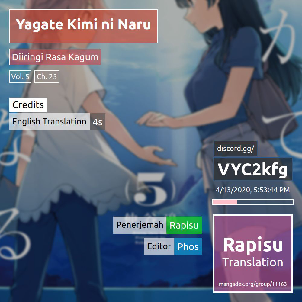 Komik Yagate Kimi ni Naru Chapter 25 gambar 1