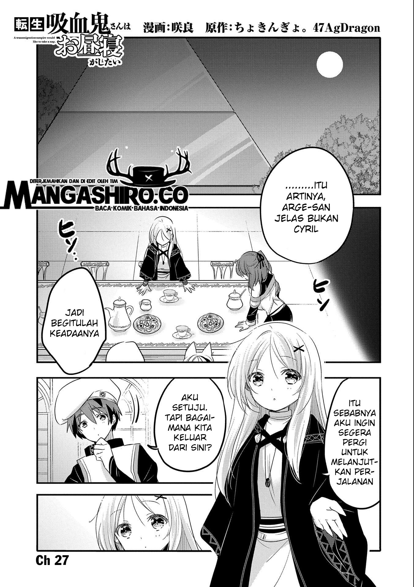 Manga Tensei Kyuuketsukisan wa Ohirune ga Shitai Chapter 27 gambar 2