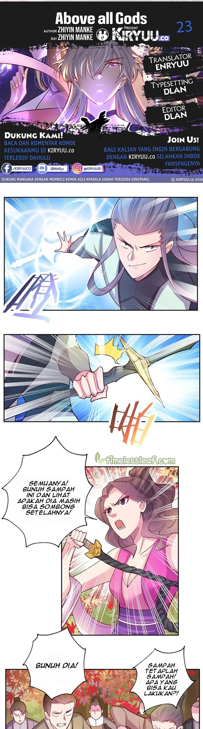 Komik Above All Gods Chapter 23 gambar 1