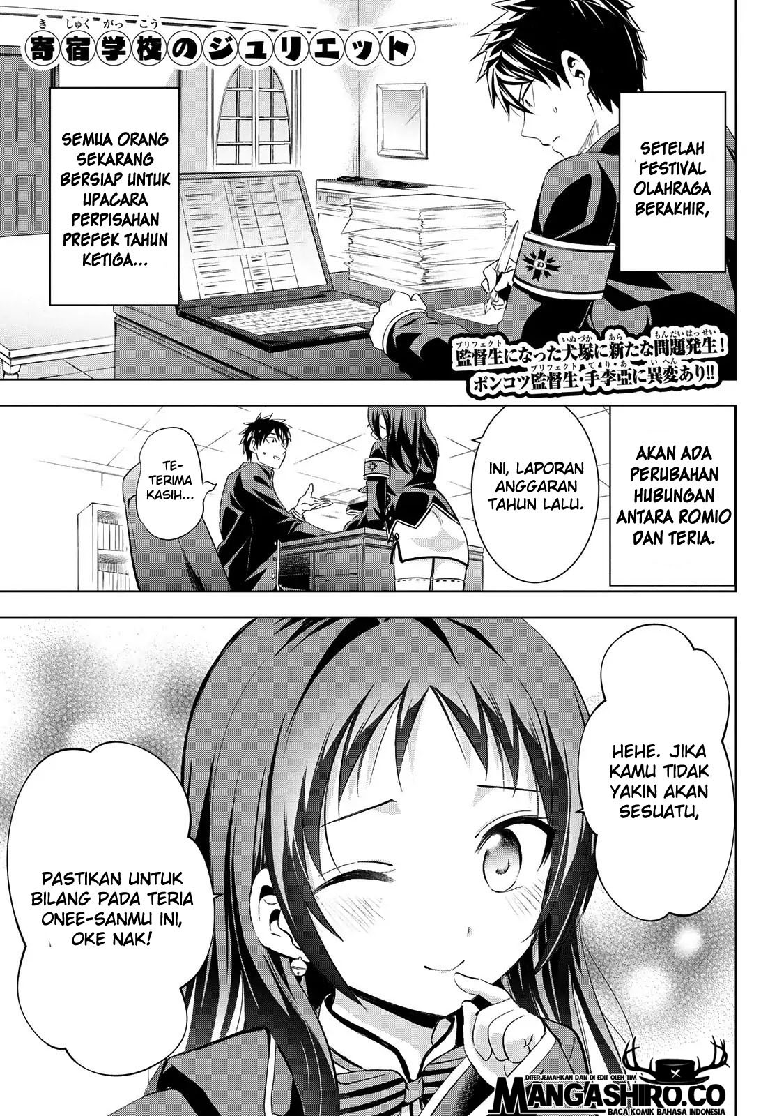Manga Kishuku Gakkou no Juliet Chapter 97 gambar 2