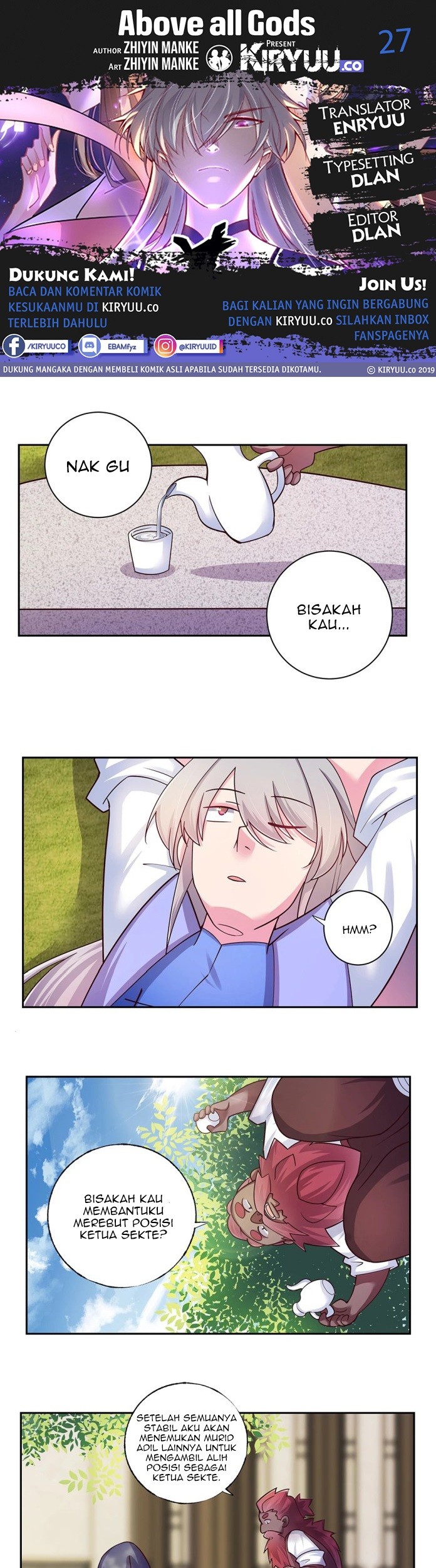 Komik Above All Gods Chapter 27 gambar 1