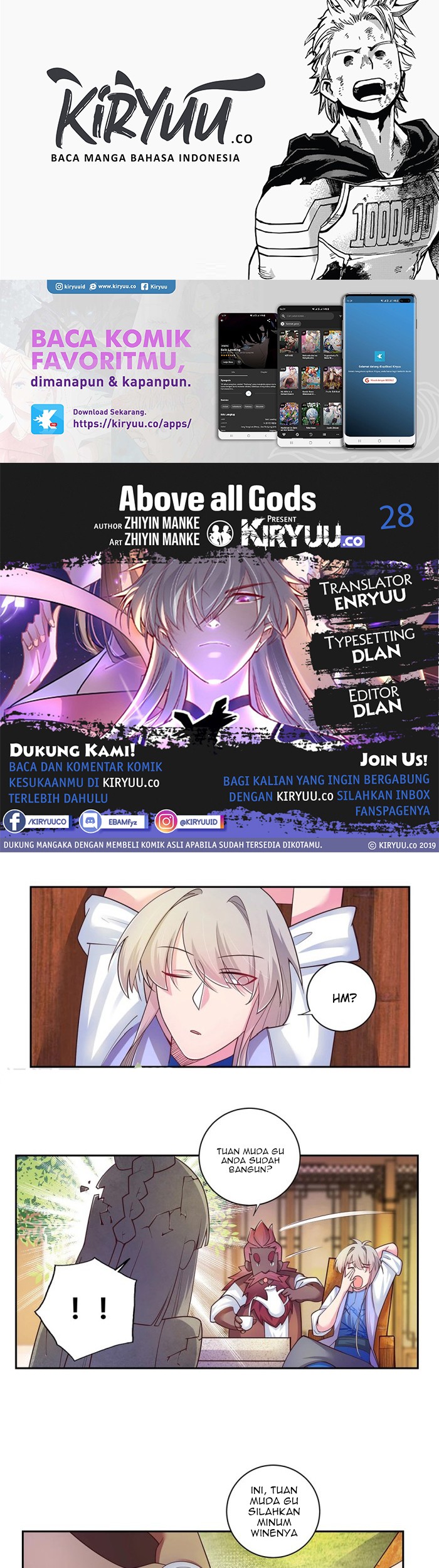Komik Above All Gods Chapter 28 gambar 1