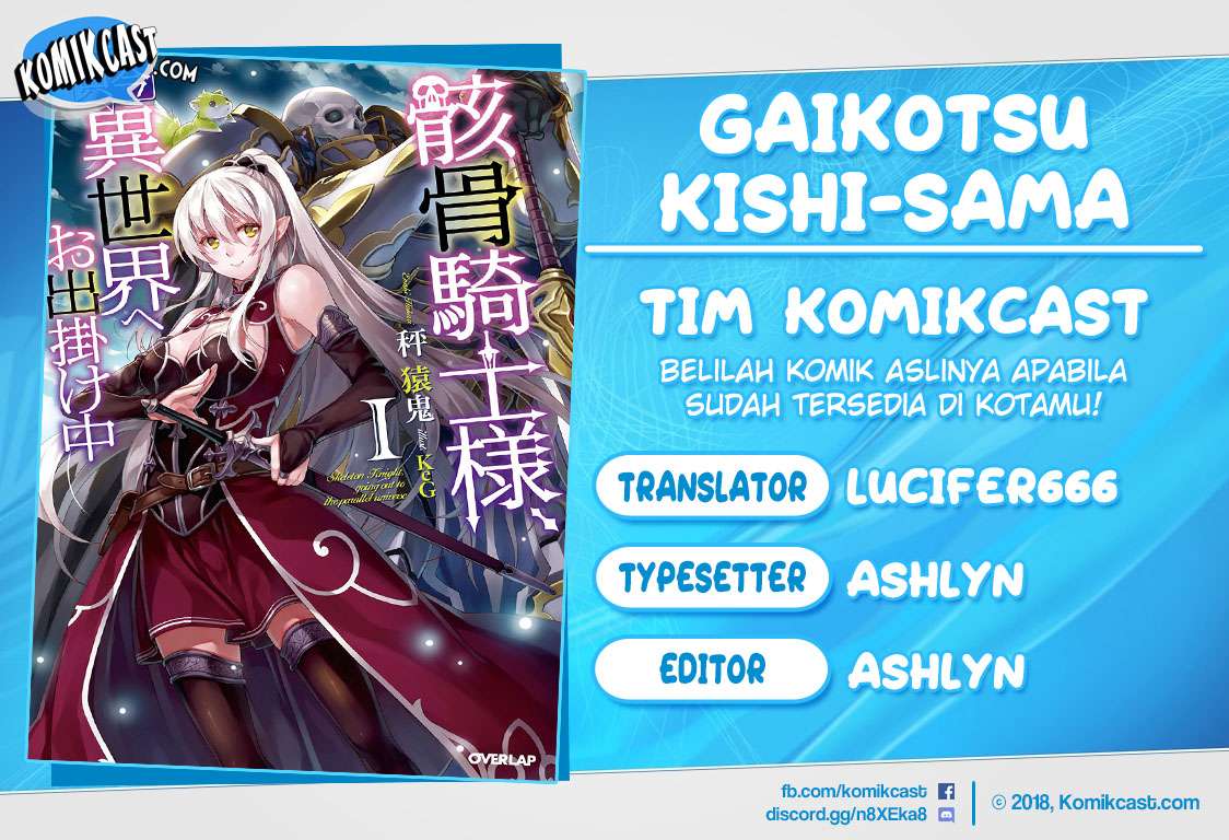 Komik Gaikotsu Kishi-sama, Tadaima Isekai e Odekake-chuu Chapter 11 gambar 1