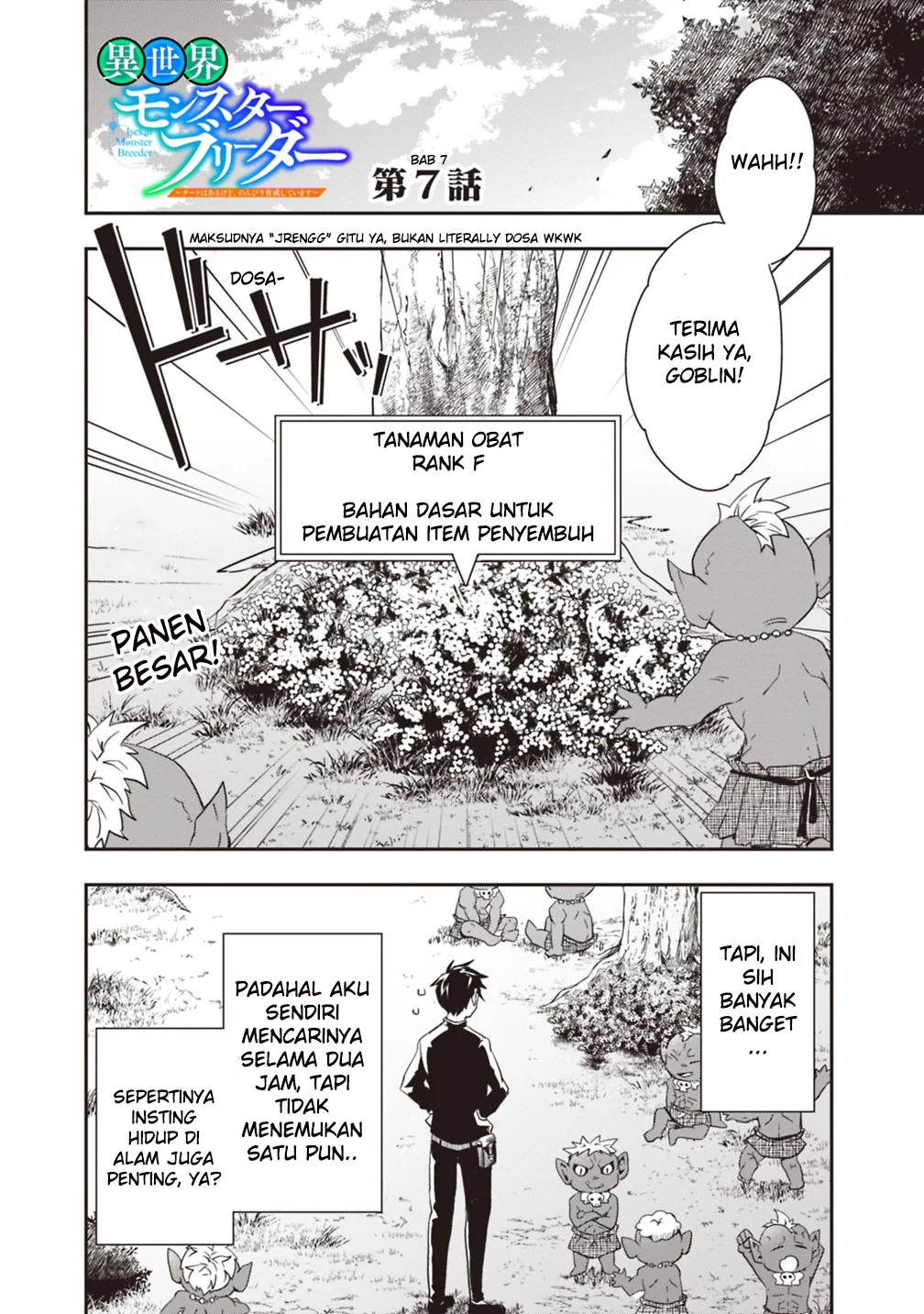 Komik Isekai Monster Breeder Chapter 07 gambar 1