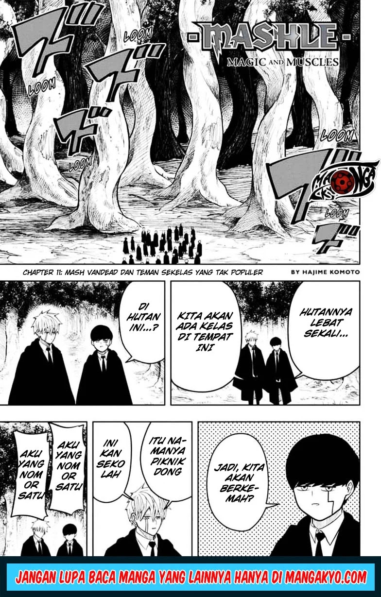 Komik Mashle: Magic and Muscles Chapter 11 gambar 1