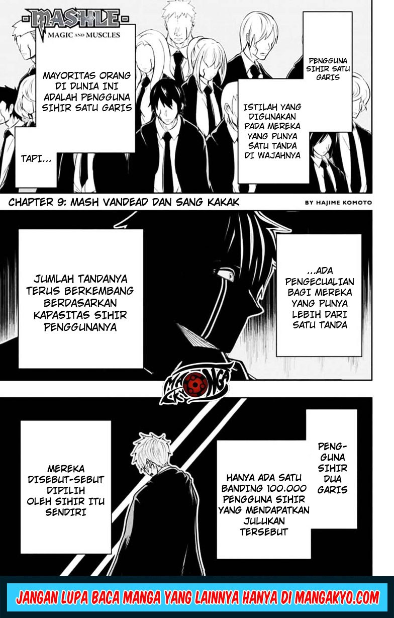 Komik Mashle: Magic and Muscles Chapter 09 gambar 1