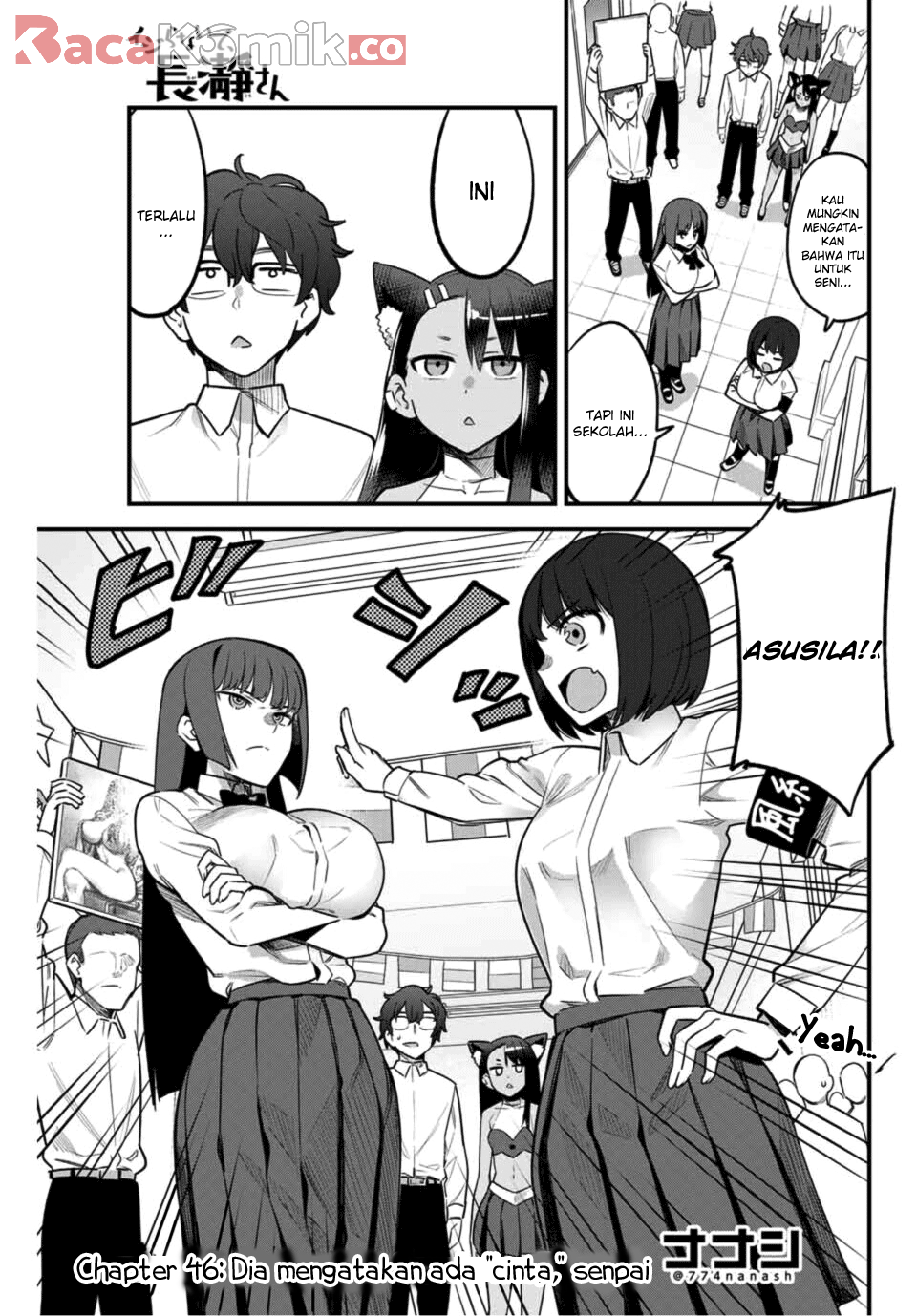 Komik Ijiranaide, Nagatoro-san Chapter 46 gambar 1