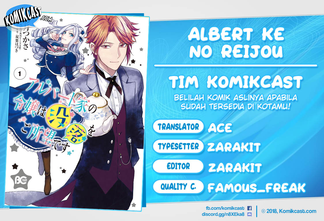 Komik Albert Ke no Reijou wa Botsuraku wo go Shomou desu Chapter 03 gambar 1