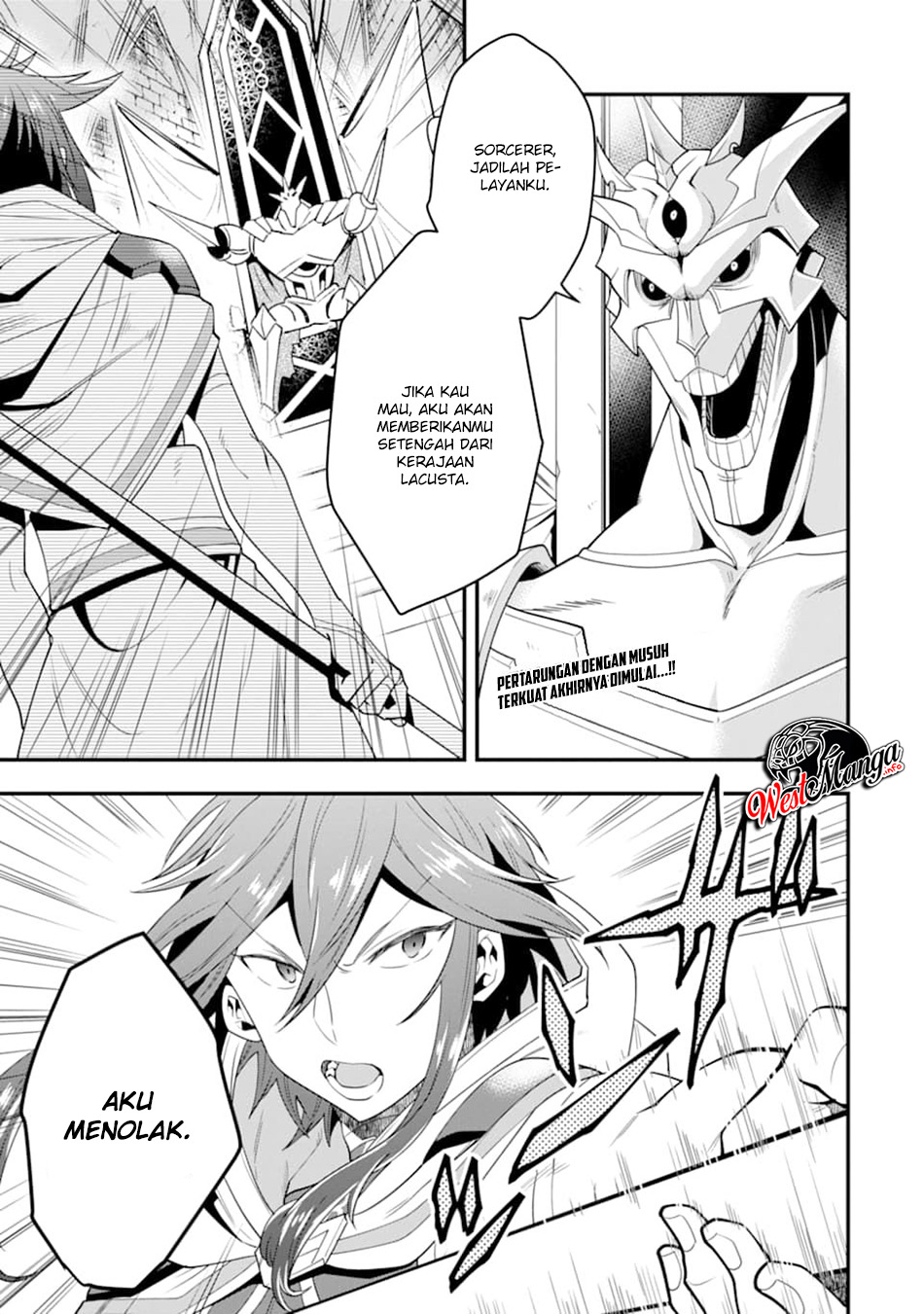 Manga Kouryakuhon o Kushi Suru Saikyou no Mahoutsukai ~”meirei sa sero” to wa Iwa Senai Oreryuu Mao Tobatsu Saizen Ruuto ~ Chapter 11 gambar 2