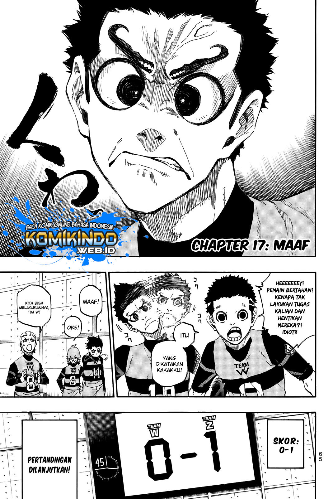 Manga Blue Lock Chapter 17 gambar 2
