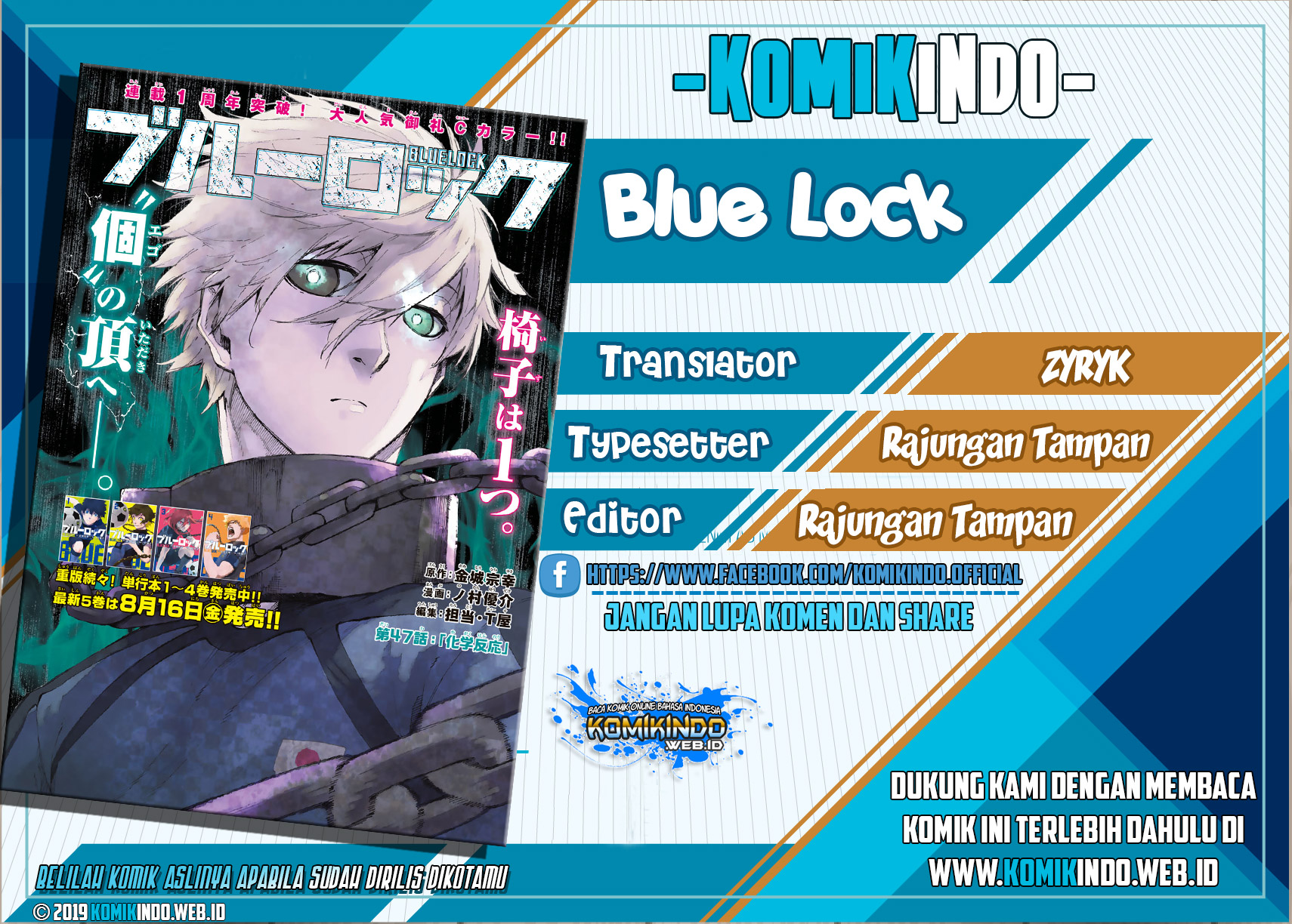 Komik Blue Lock Chapter 15 gambar 1