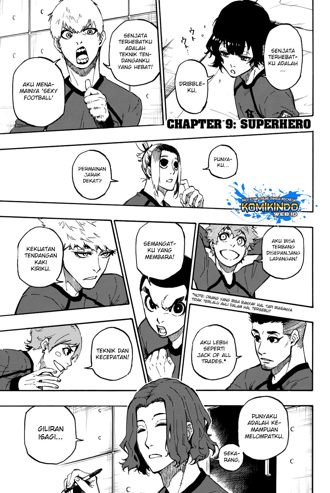 Manga Blue Lock Chapter 09 gambar 2