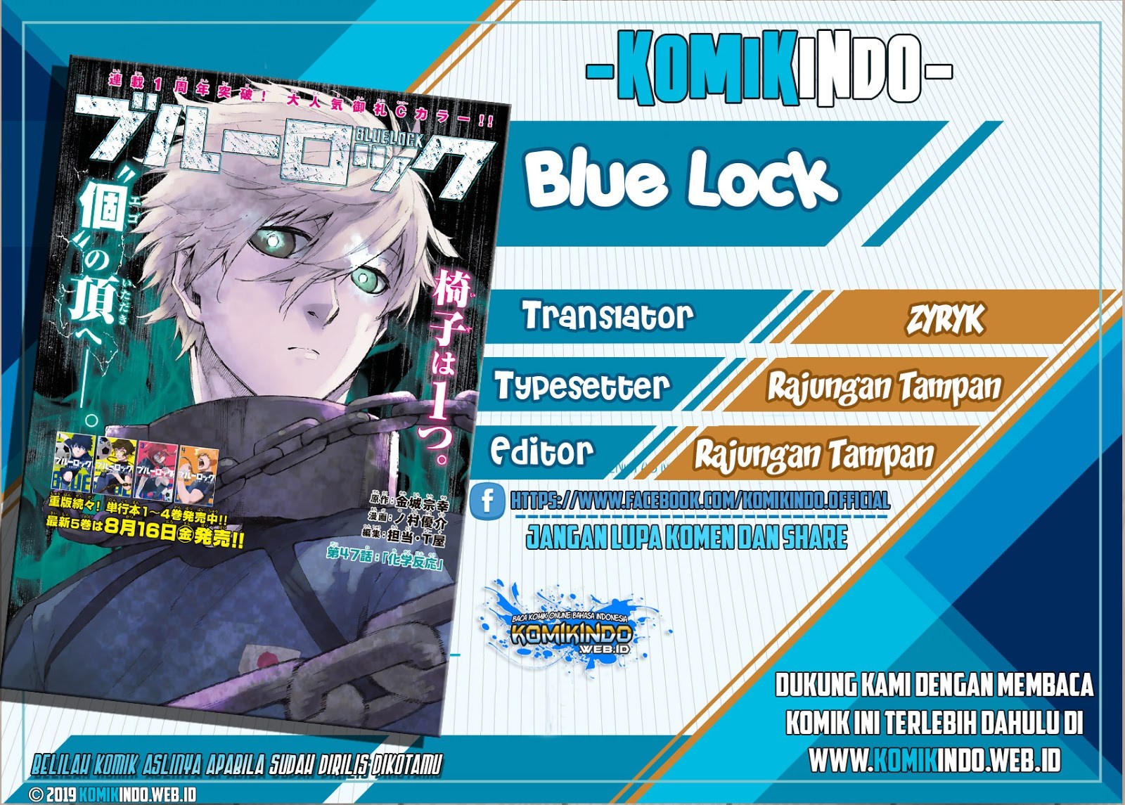 Komik Blue Lock Chapter 06 gambar 1
