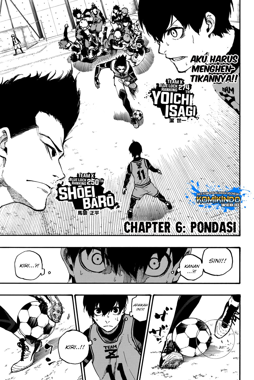 Manga Blue Lock Chapter 06 gambar 2