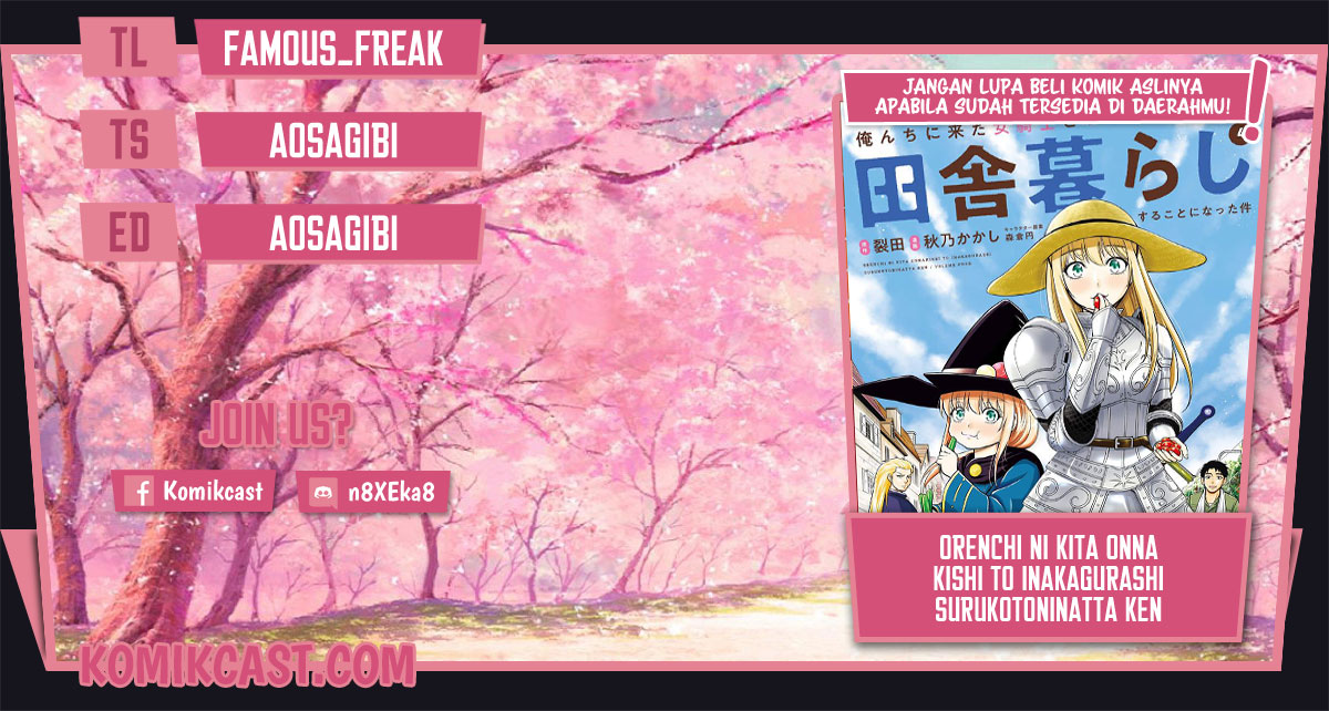 Komik Orenchi ni Kita Onna Kishi to: Inakagurashi suru Koto ni Natta Ken Chapter 44 gambar 1