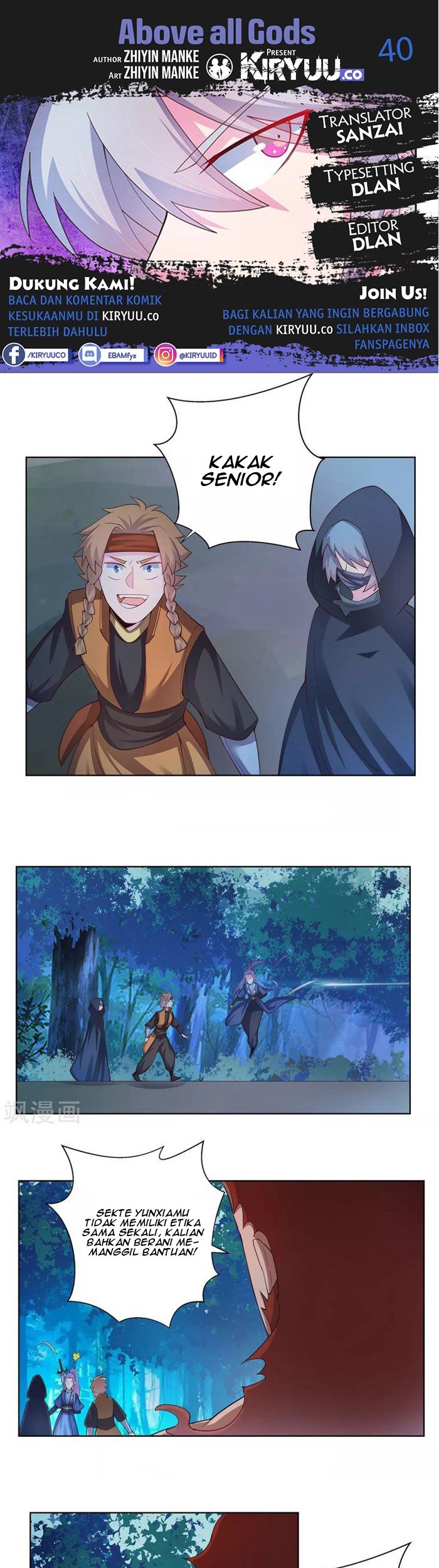 Komik Above All Gods Chapter 40 gambar 1