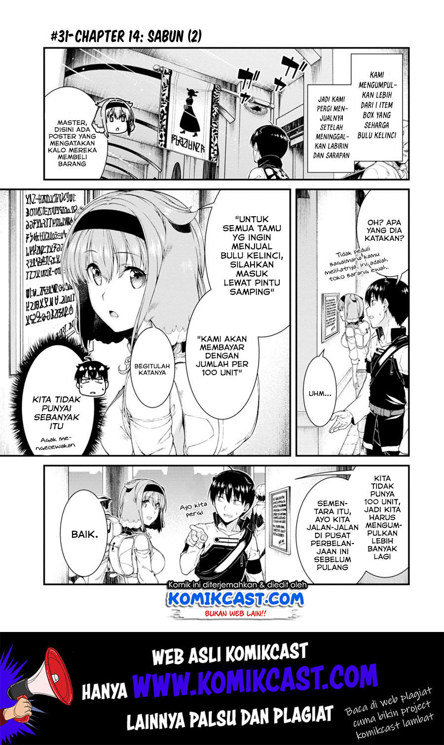 Manga Isekai Meikyuu de Harem wo Chapter 31 gambar 2