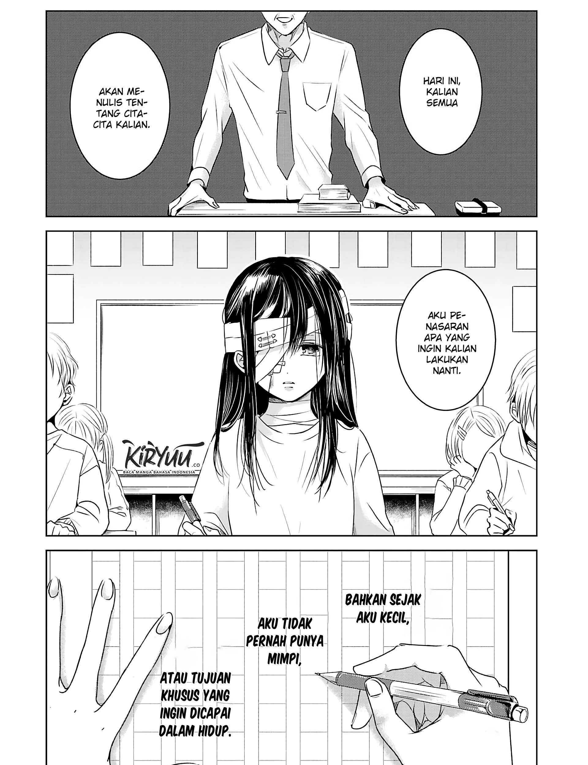 Manga Ashita, Watashi wa Dareka no Kanojo Chapter 01 gambar 2