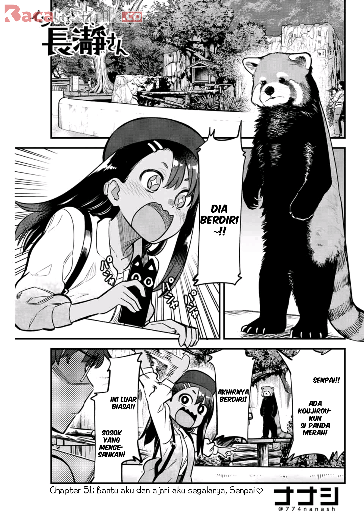 Manga Ijiranaide, Nagatoro-san Chapter 51 gambar 2