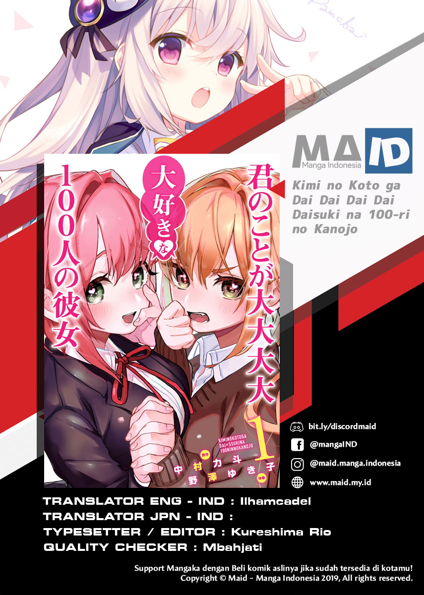 Manga Kimi no Koto ga Dai Dai Dai Dai Daisuki na 100-ri no Kanojo Chapter 07 gambar 2
