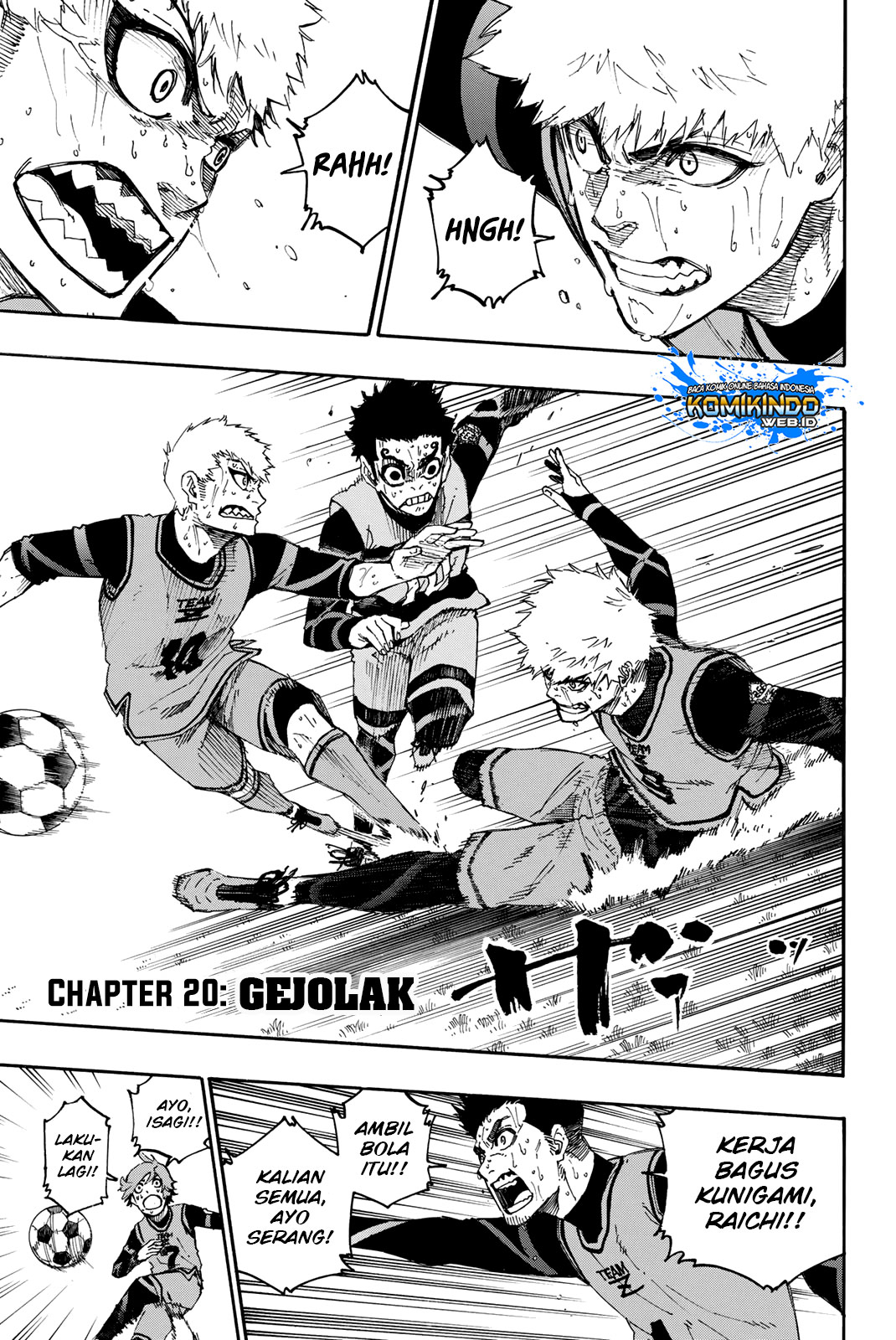 Manga Blue Lock Chapter 20 gambar 2