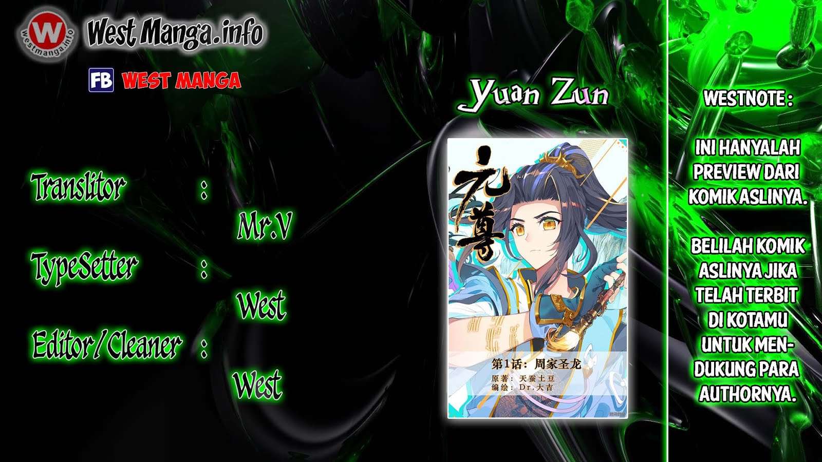 Komik Yuan Zun Chapter 1 gambar 1