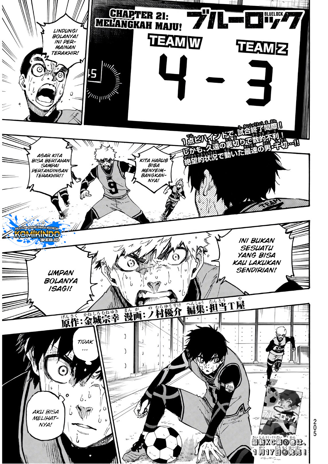 Manga Blue Lock Chapter 21 gambar 2