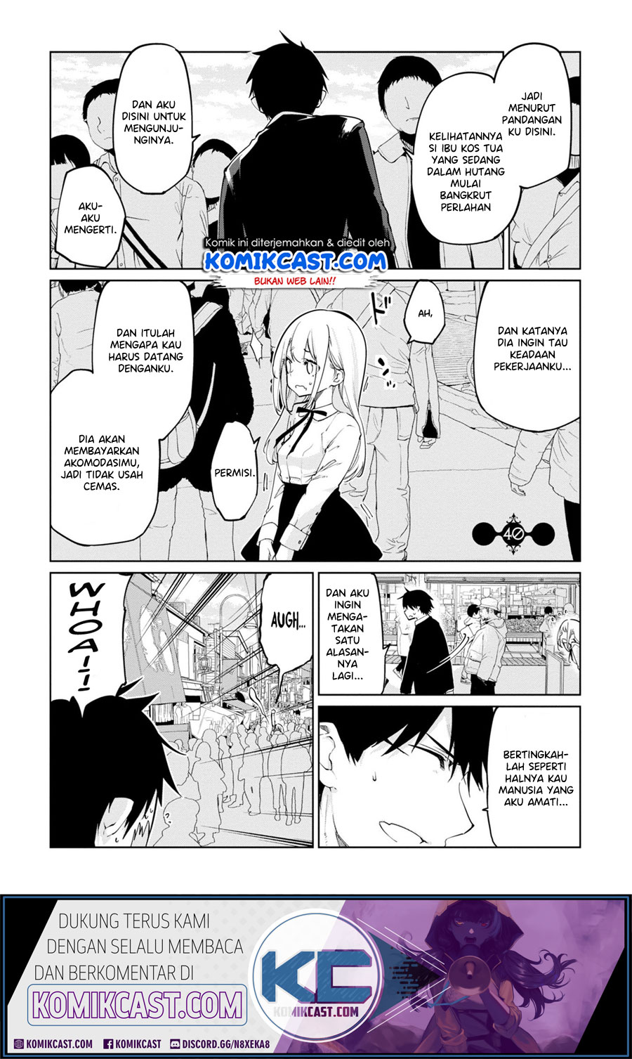Manga Oroka na Tenshi wa Akuma to Odoru Chapter 40 gambar 2