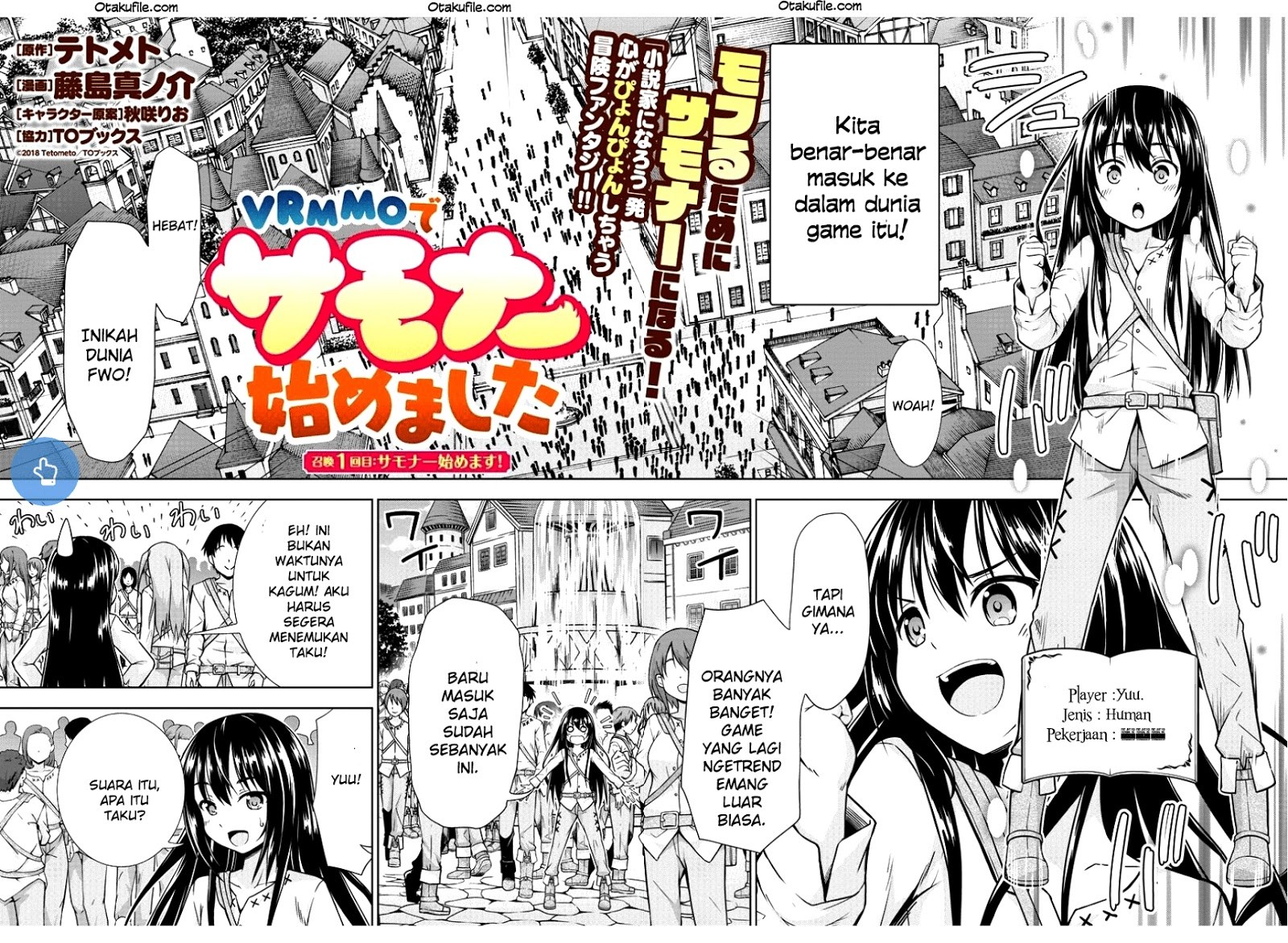 Manga VRMMO Summoner Hajimemashita Chapter 01 gambar 2
