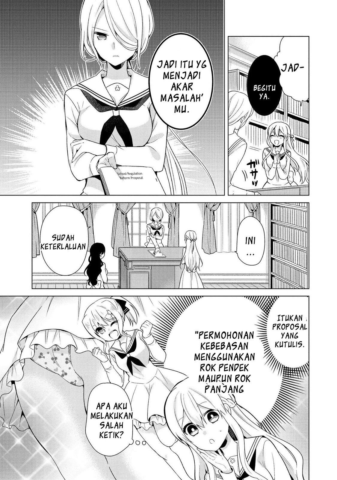 Ojou-sama wa Love Come no Shujinkou ni naritai! Chapter 05 - Halaman 9