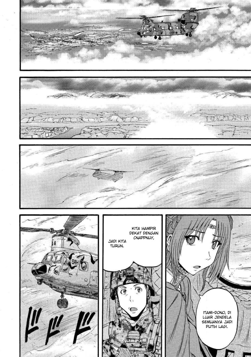 Gate – Jietai Kare no Chi nite Kaku Tatakeri Chapter 93 - Halaman 12