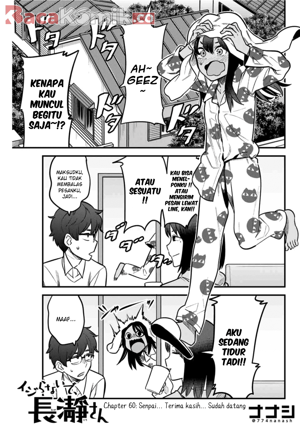 Komik Ijiranaide, Nagatoro-san Chapter 60 gambar 1