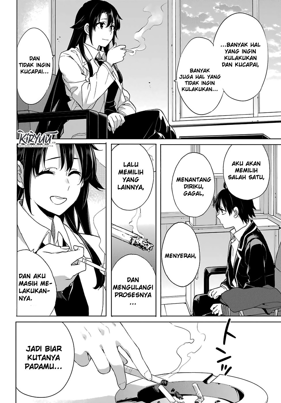 Yahari Ore no Seishun Love Comedy wa Machigatteiru.: Monologue Chapter 76 - Halaman 10