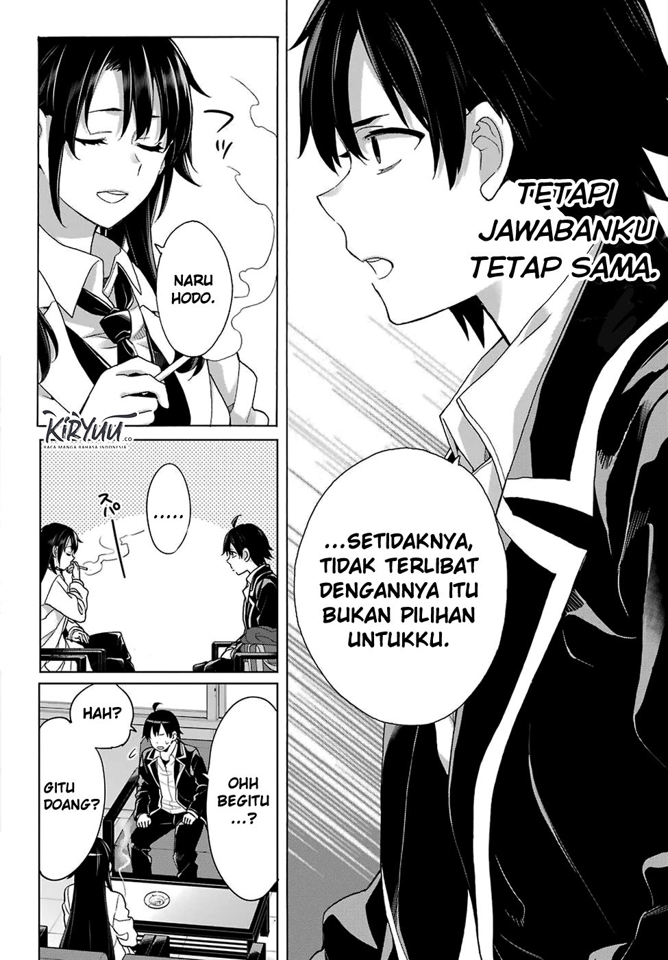 Yahari Ore no Seishun Love Comedy wa Machigatteiru.: Monologue Chapter 76 - Halaman 12
