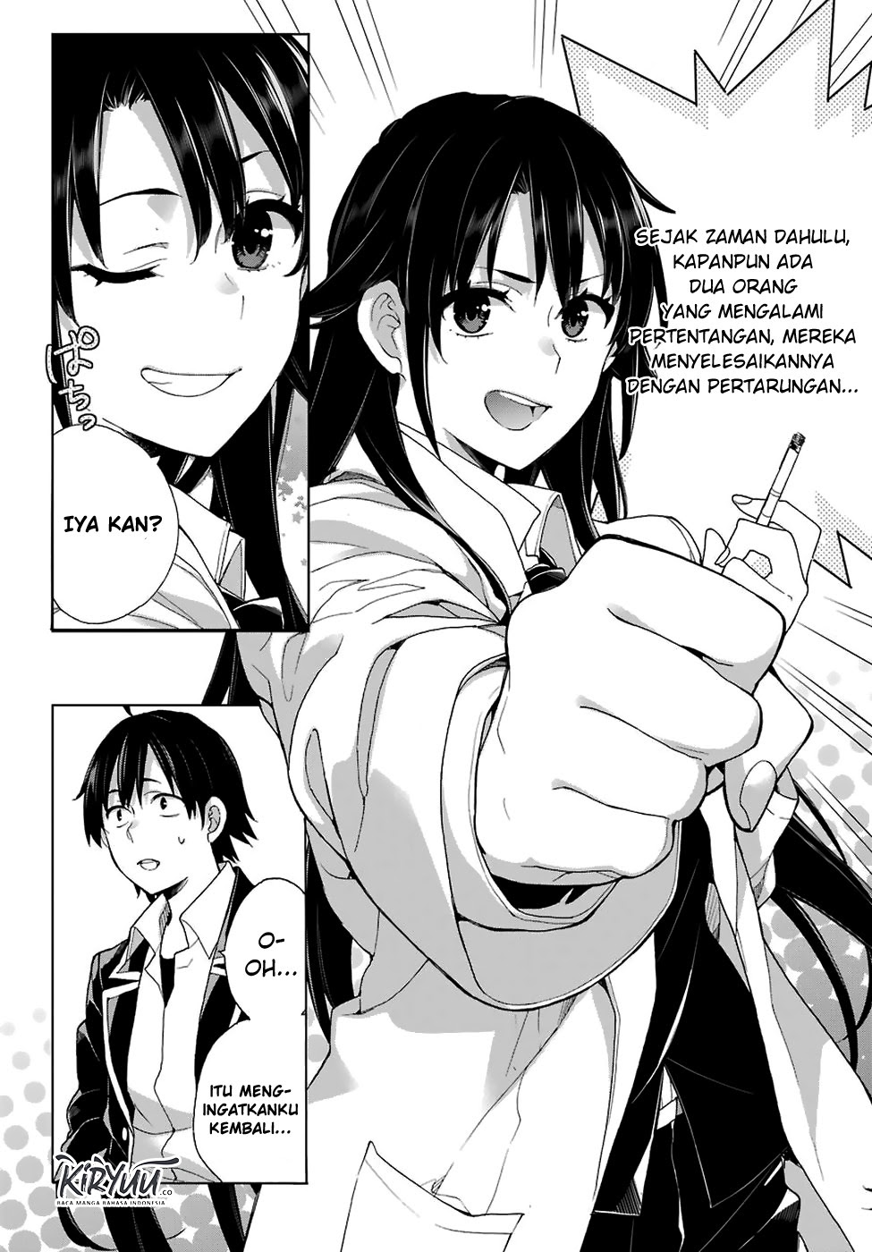 Yahari Ore no Seishun Love Comedy wa Machigatteiru.: Monologue Chapter 76 - Halaman 16