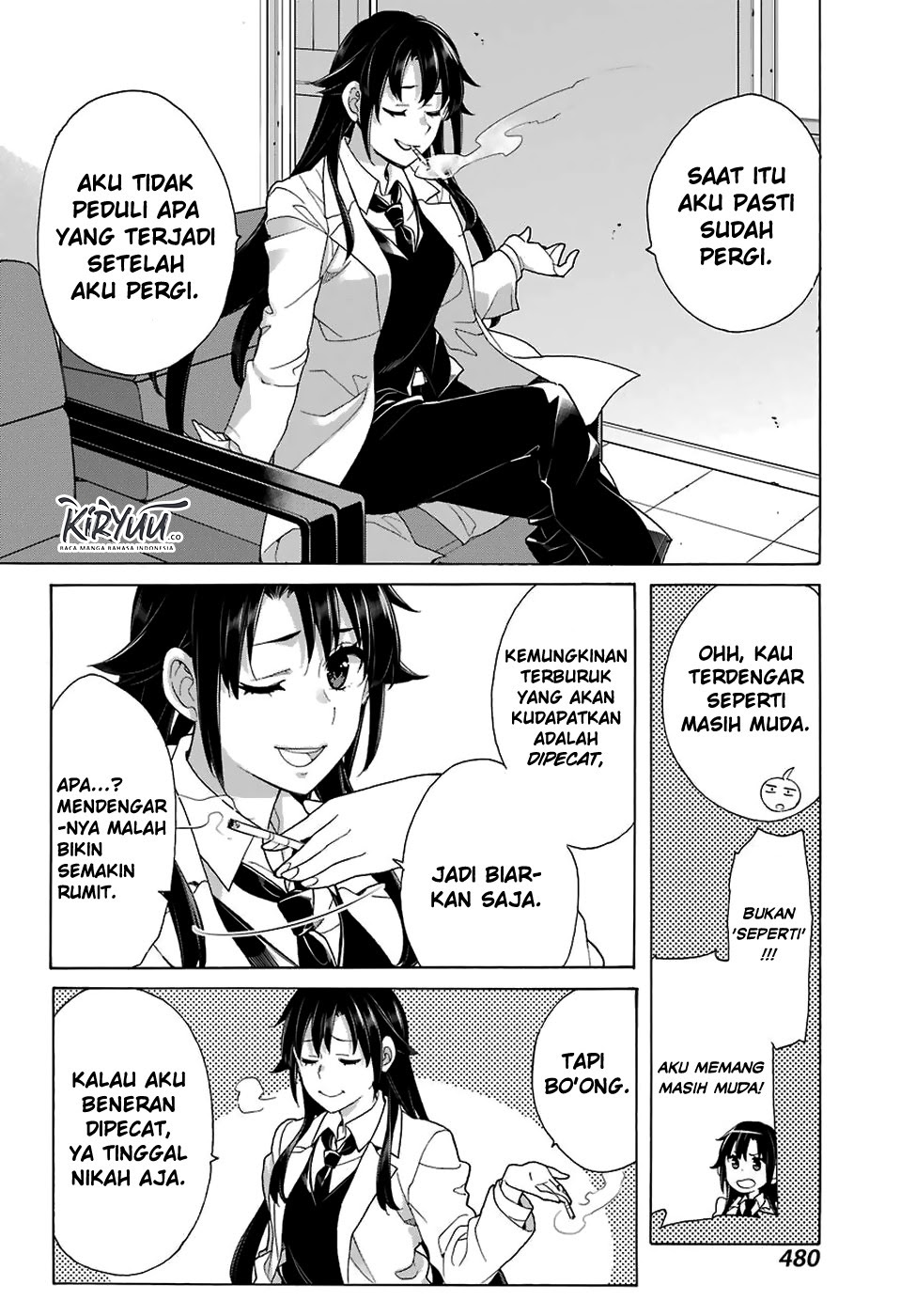 Yahari Ore no Seishun Love Comedy wa Machigatteiru.: Monologue Chapter 76 - Halaman 20