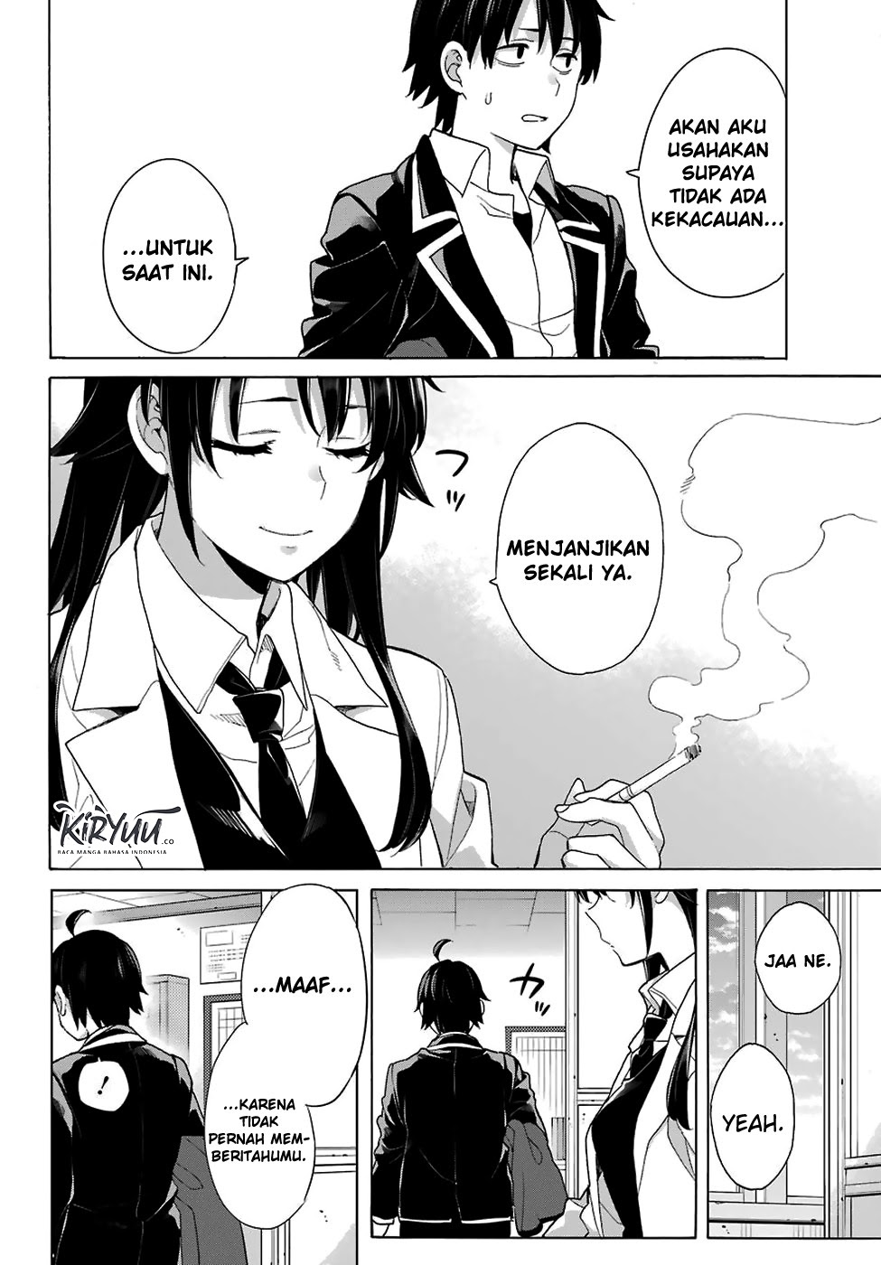 Yahari Ore no Seishun Love Comedy wa Machigatteiru.: Monologue Chapter 76 - Halaman 22