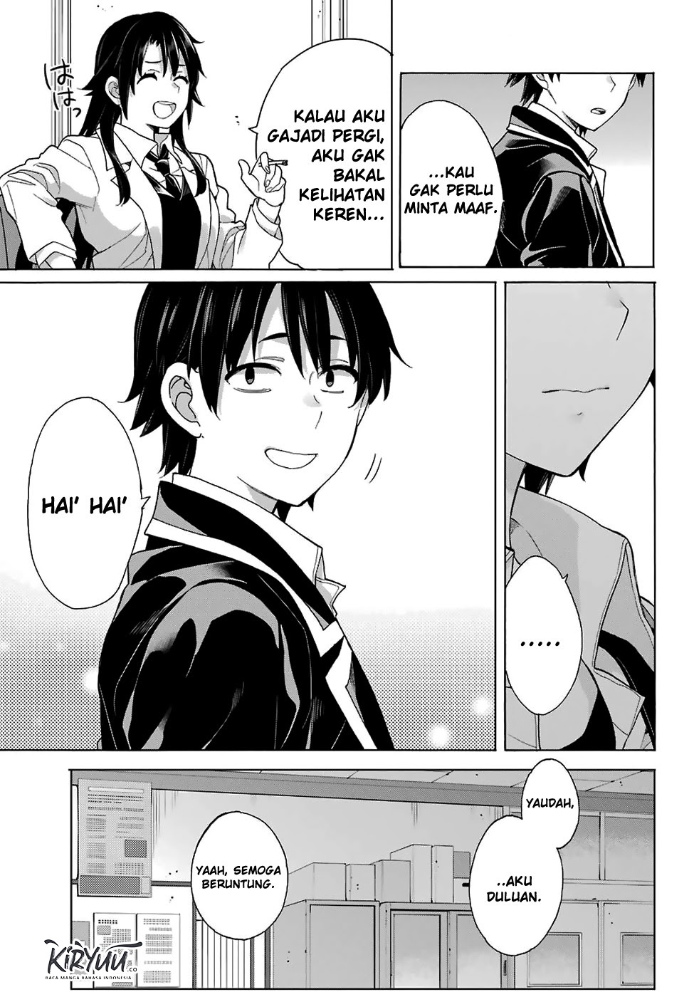 Yahari Ore no Seishun Love Comedy wa Machigatteiru.: Monologue Chapter 76 - Halaman 23