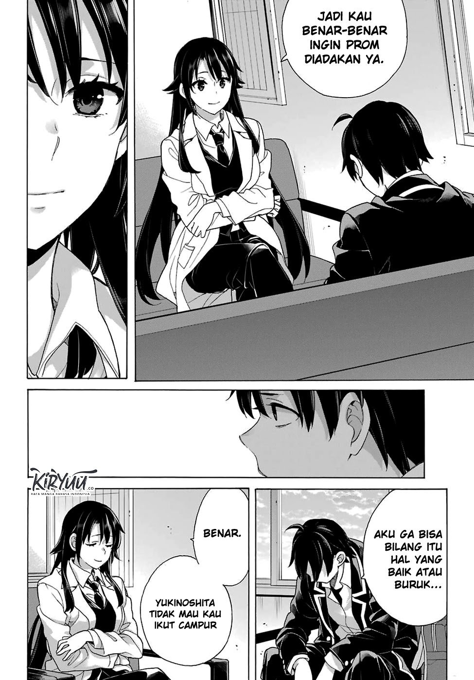Yahari Ore no Seishun Love Comedy wa Machigatteiru.: Monologue Chapter 76 - Halaman 4