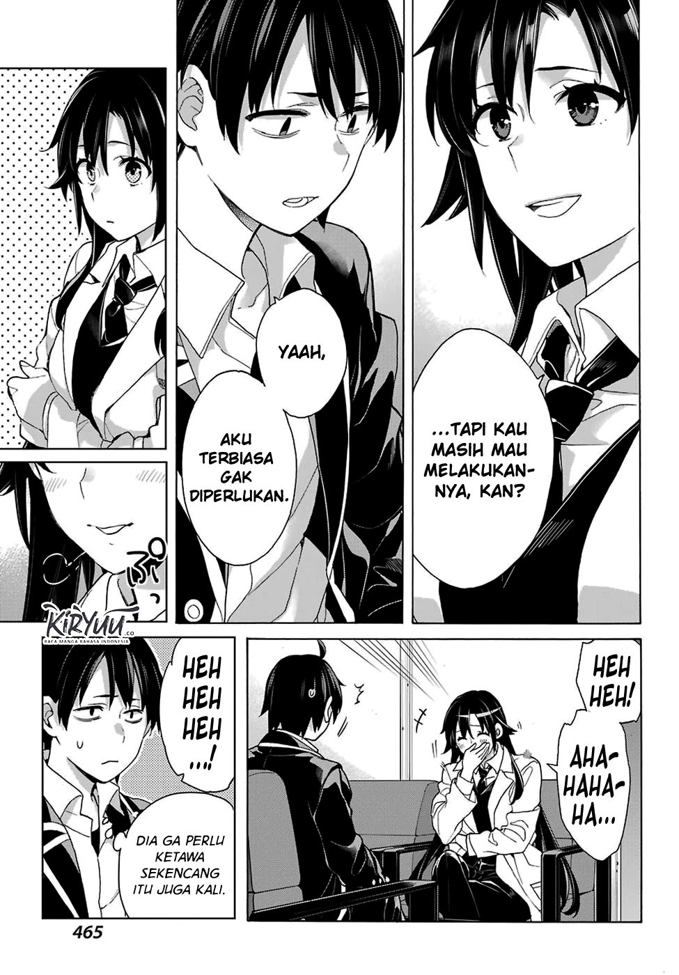 Yahari Ore no Seishun Love Comedy wa Machigatteiru.: Monologue Chapter 76 - Halaman 5