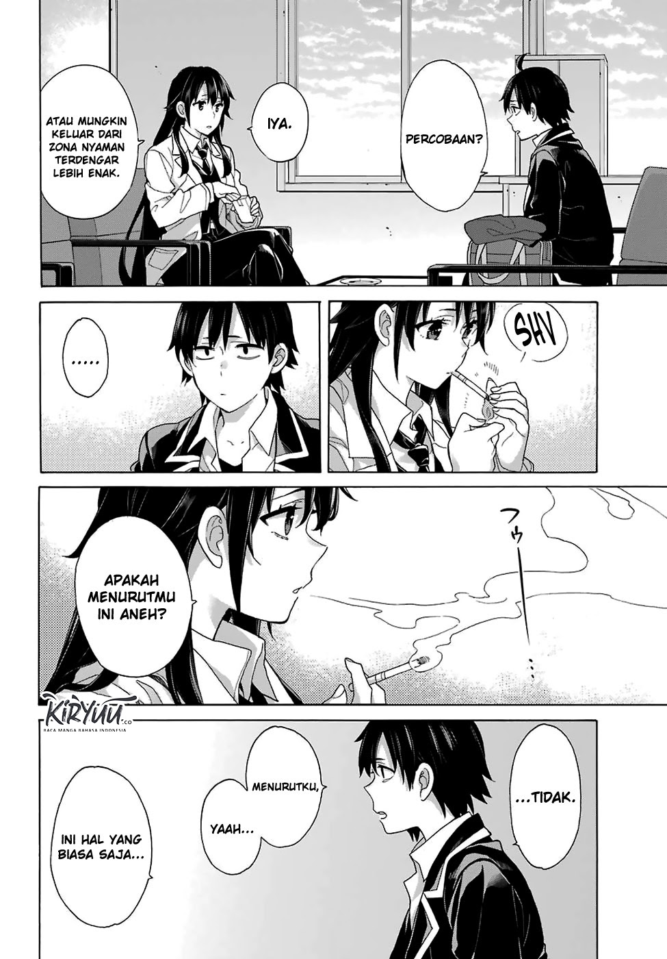Yahari Ore no Seishun Love Comedy wa Machigatteiru.: Monologue Chapter 76 - Halaman 8