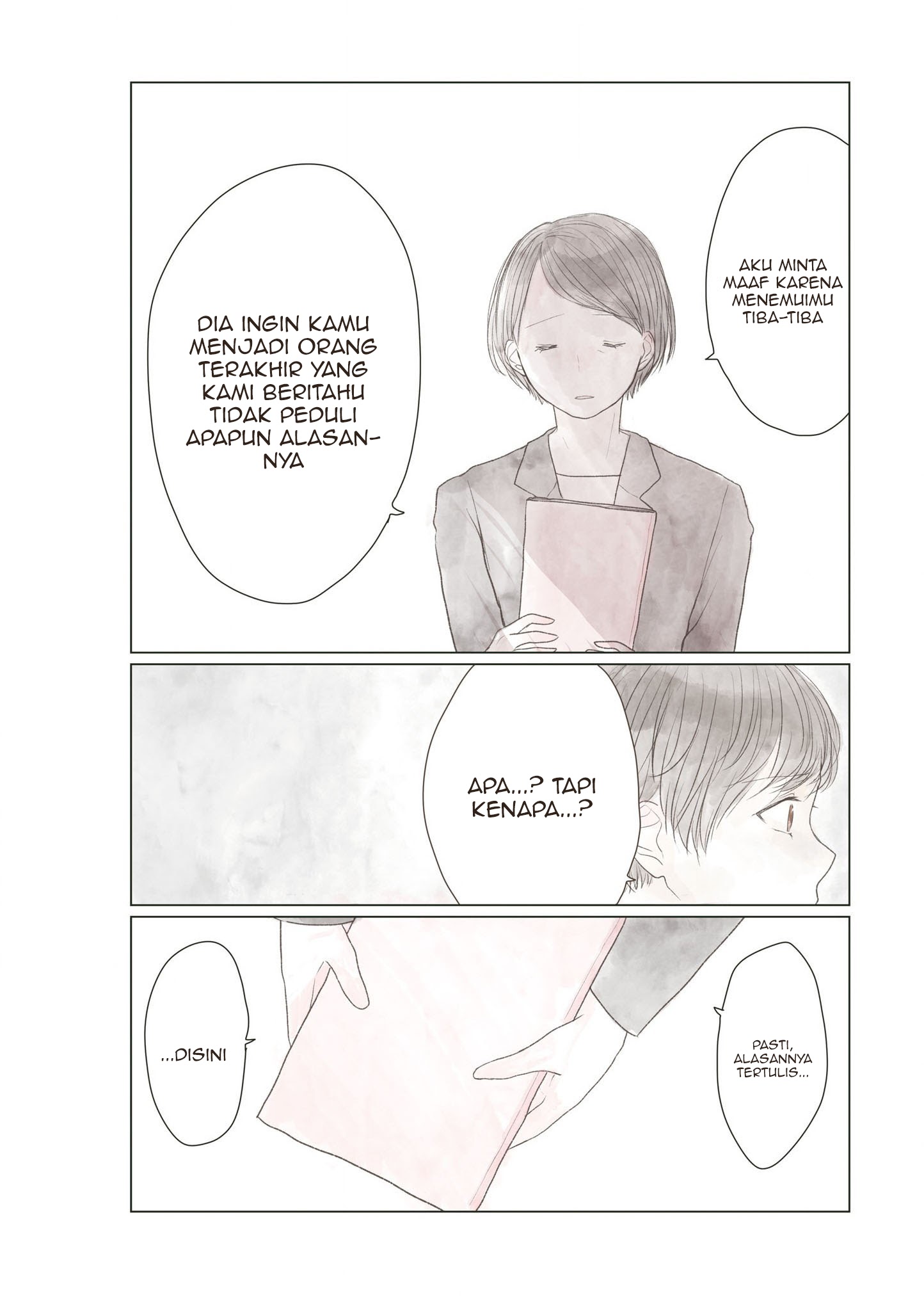 “Watashi ga Inakute mo Shiawase ni natte Kudasai” Nante, Fuzaken na Chapter 05 - Halaman 20