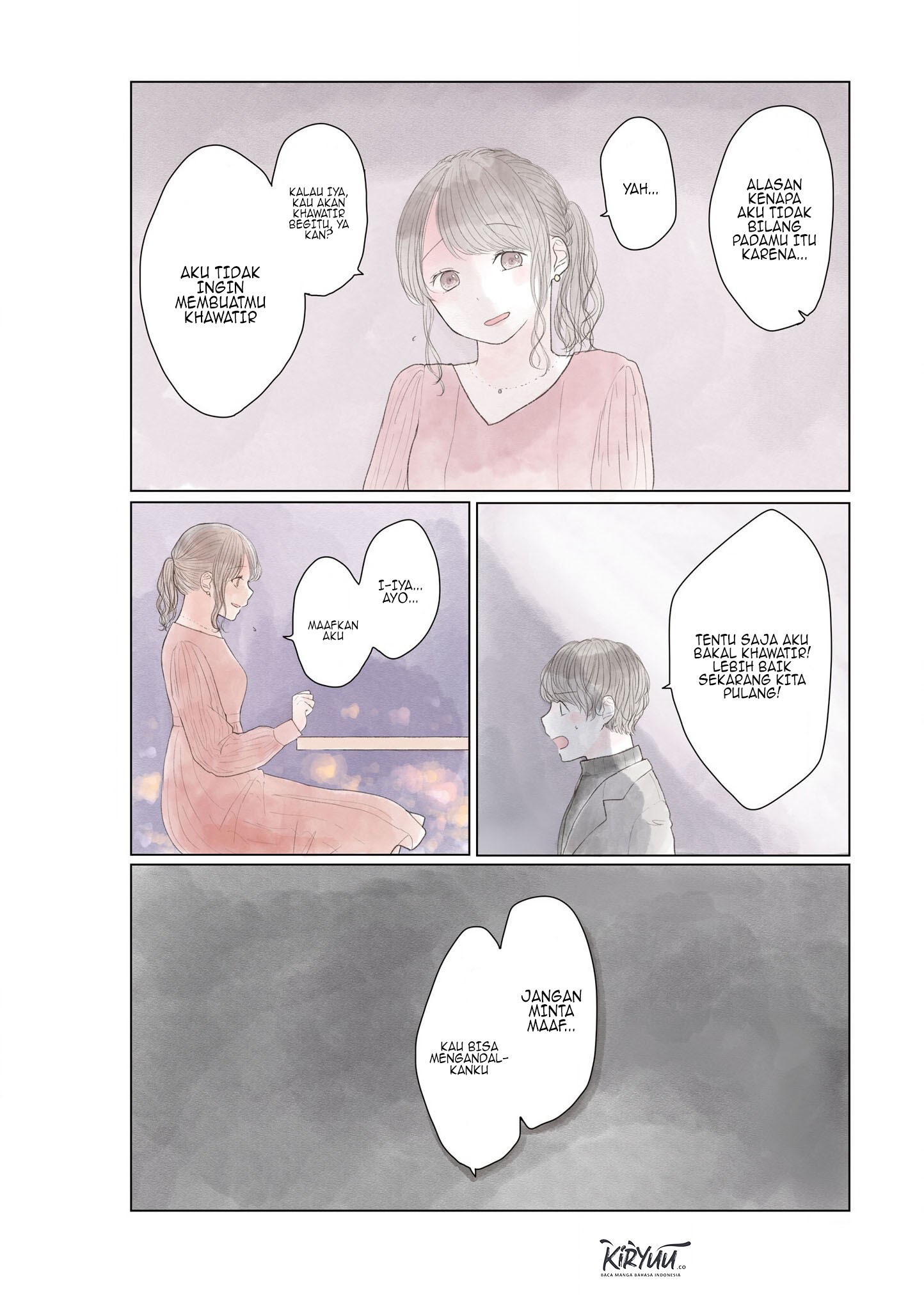 “Watashi ga Inakute mo Shiawase ni natte Kudasai” Nante, Fuzaken na Chapter 04 - Halaman 9