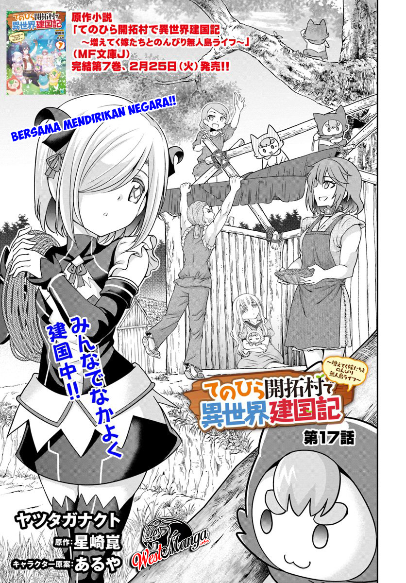 Manga Tenohira Kaitaku Mura de Isekai Kenkokuki: Fueteku Yome-tachi to Nonbiri Mujintou Life (fix) Chapter 17 gambar 2