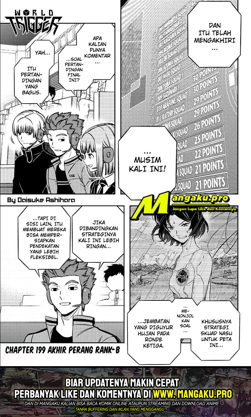 Manga World Trigger Chapter 199 gambar 2