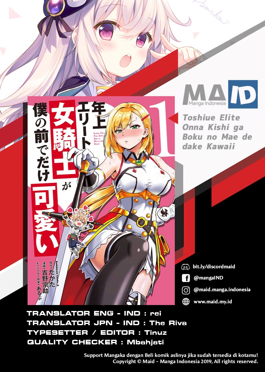 Komik Toshiue elite onna kishi ga boku no mae de dake kawaii Chapter 04.2 gambar 1