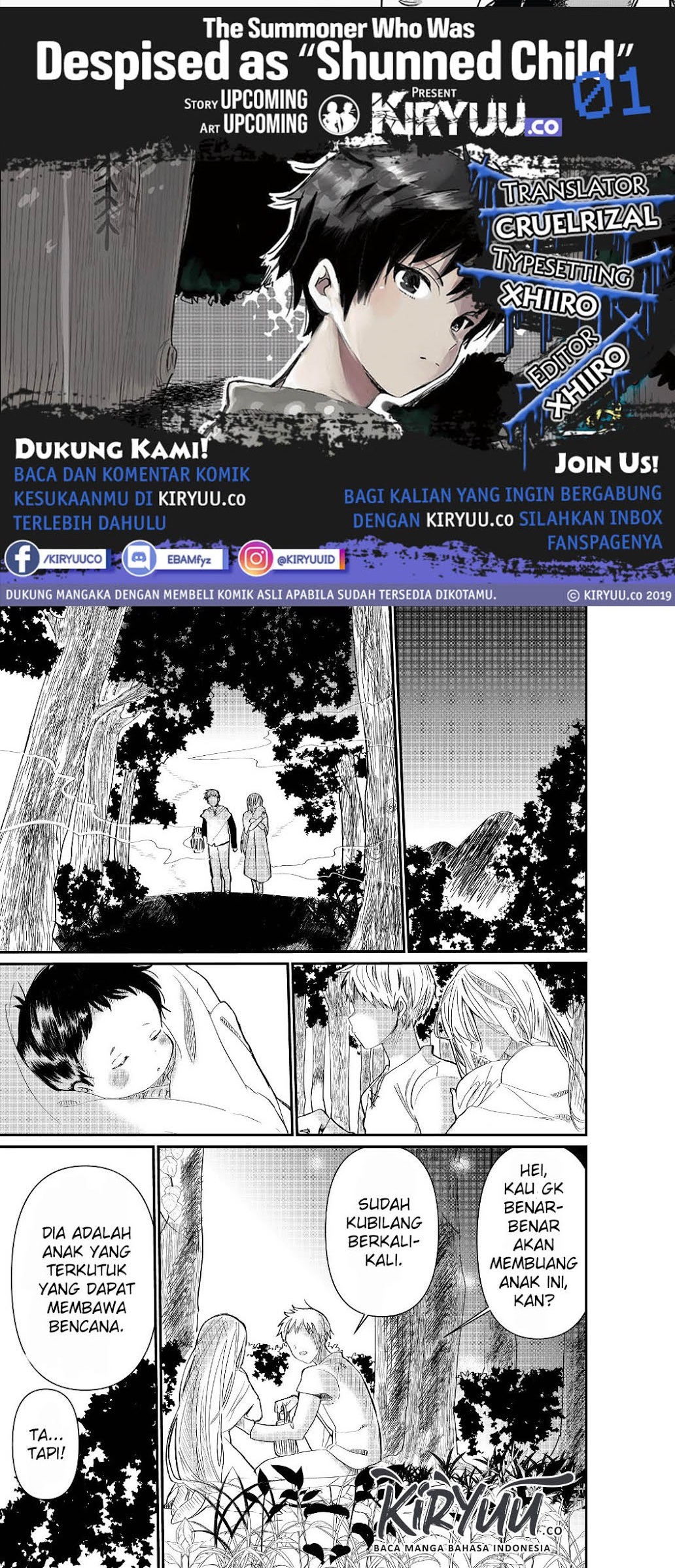 Komik The Summoner Who Was Despised as “Shunned Child” Chapter 01.1 gambar 1